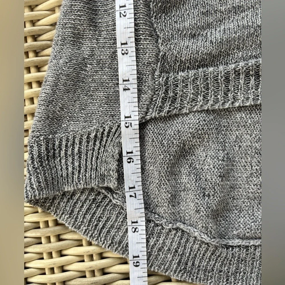 Eileen Fisher Vneck Hi Lo Sweater‎ medium workwear minimalist layered classic
